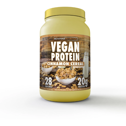 Bowmar Nutrition Vegan Protein (2lb) Vegan Protein Cinnamon Cereal bowmar