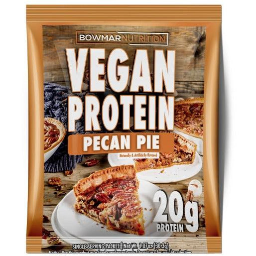 Bowmar VEGAN Protein Powder Sample (1 serving) Protein Snacks Pecan Pie BEST BY SEPT/2022 bowmar
