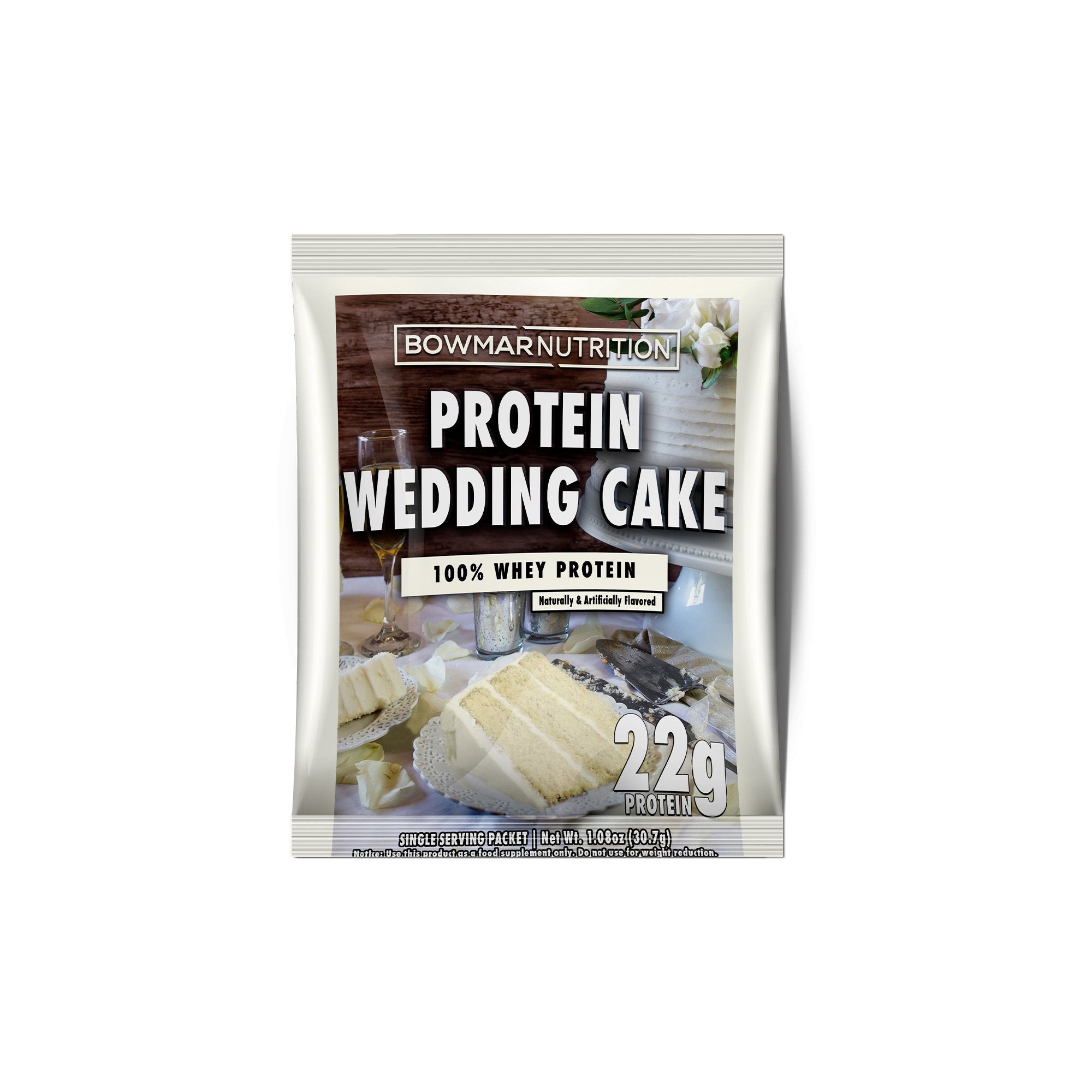 Bowmar Whey Protein Powder Sample (1 serving) bowmar-protein-powder-sachet-1-packet Protein Snacks Wedding Cake bowmar