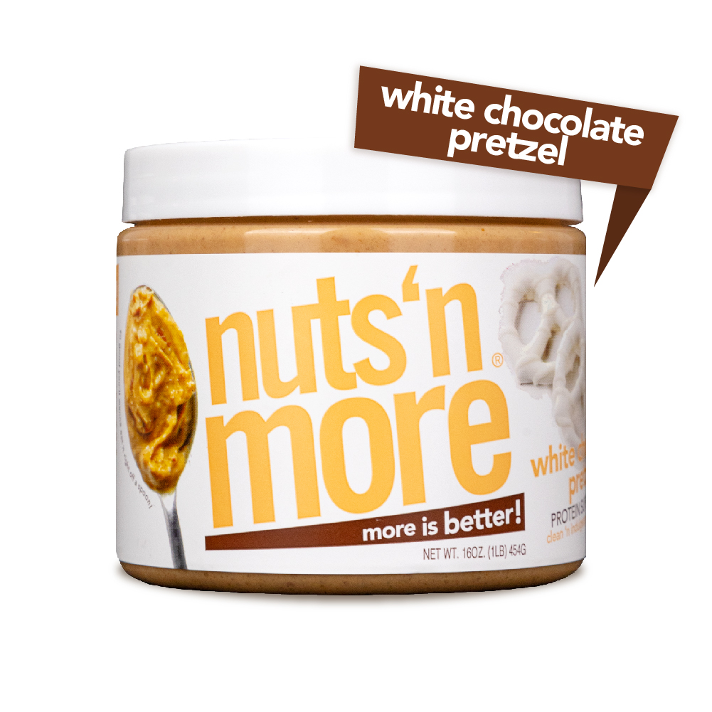 Nuts 'n More Protein Peanut Butter Protein Snacks White Chocolate Pretzel Nuts 'n More