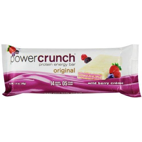 Power Crunch Protein Bar (1 bar) Protein Snacks Wild Berry Creme Power Crunch